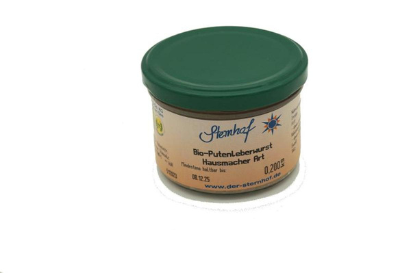 Produktfoto zu Putenleberwurst Hausmacher Art
