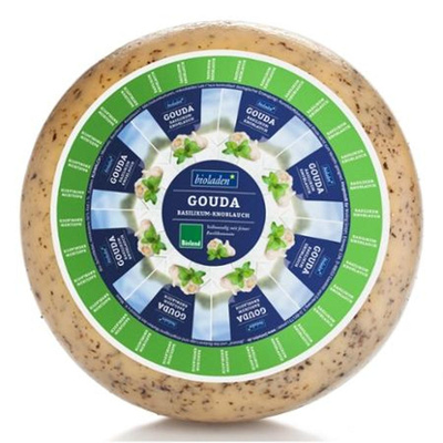 Produktfoto zu b* Gouda Basilikum Knoblauch