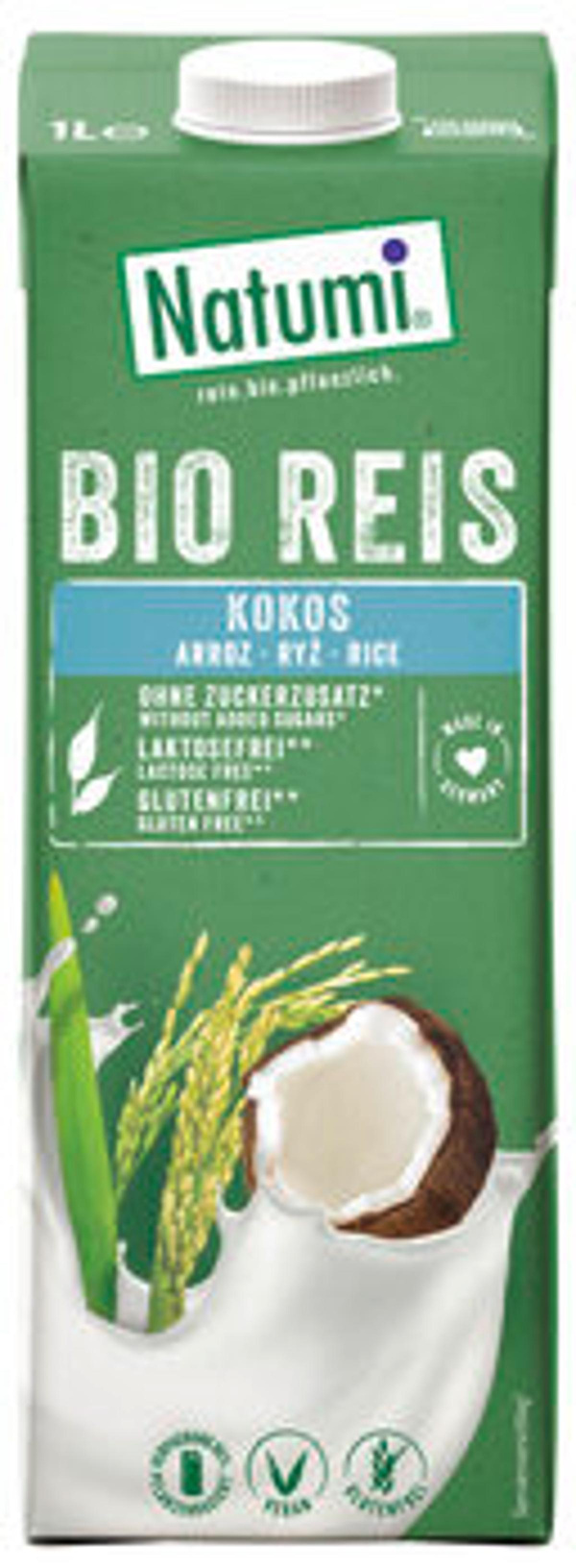 Produktfoto zu Reis Kokos Drink Natumi