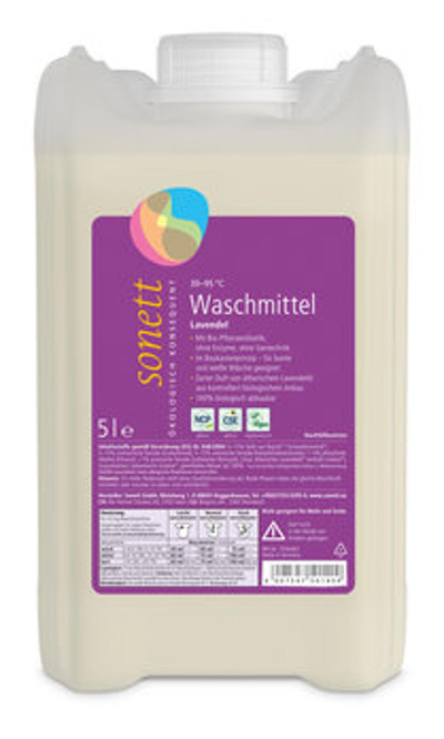Produktfoto zu SONETT Flüssigwaschmittel Lavendel, Nachfüller 5 Liter
