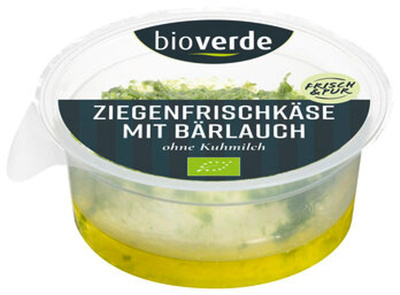 Produktfoto zu Ziegenfrischkäse Bärlauch