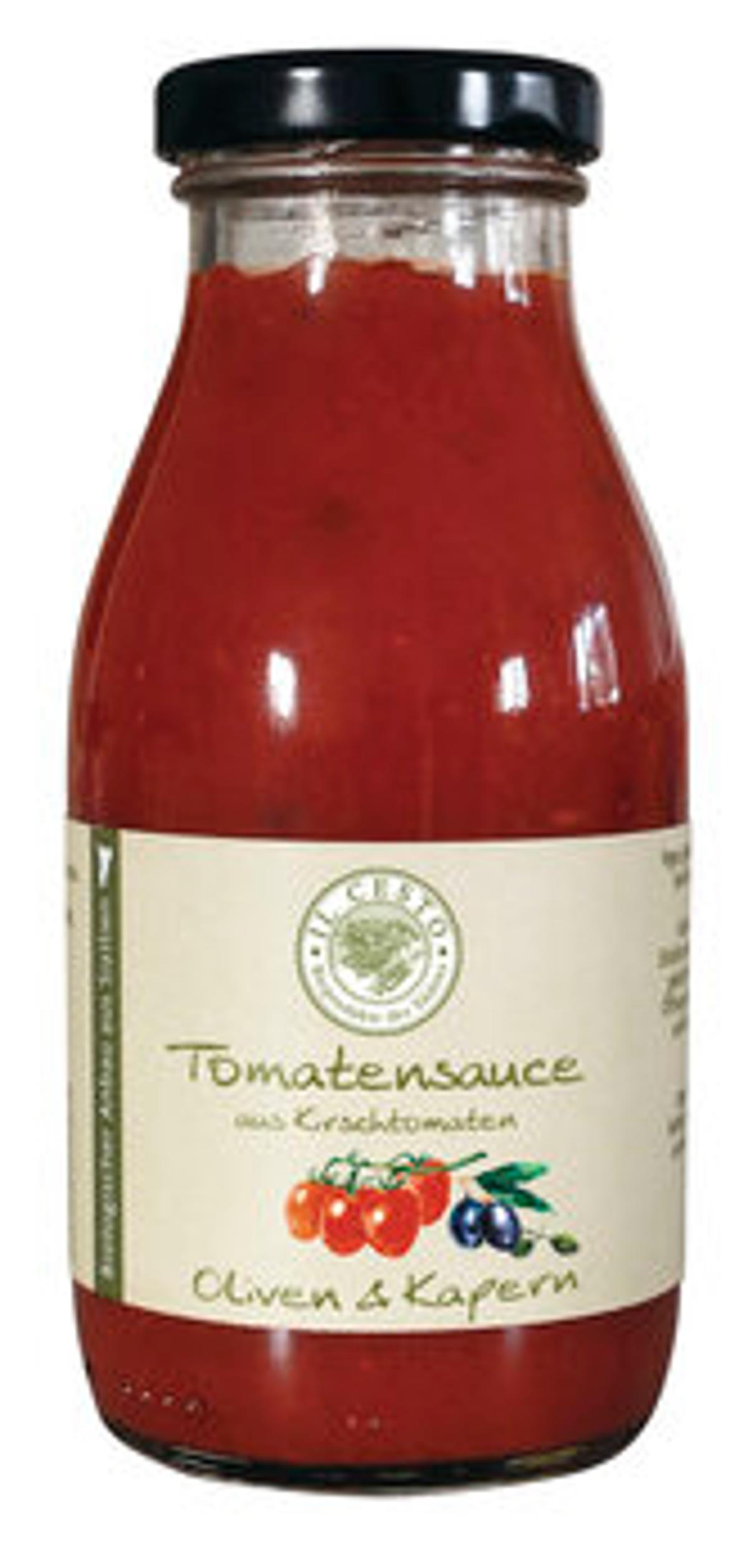 Tomatensauce mit Oliven & Kapern - 250 ml
