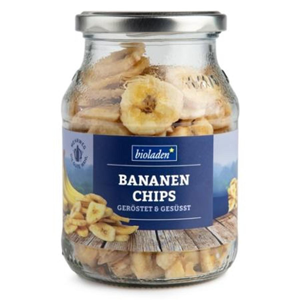 Produktfoto zu b* Bananenchips im Pfandglas