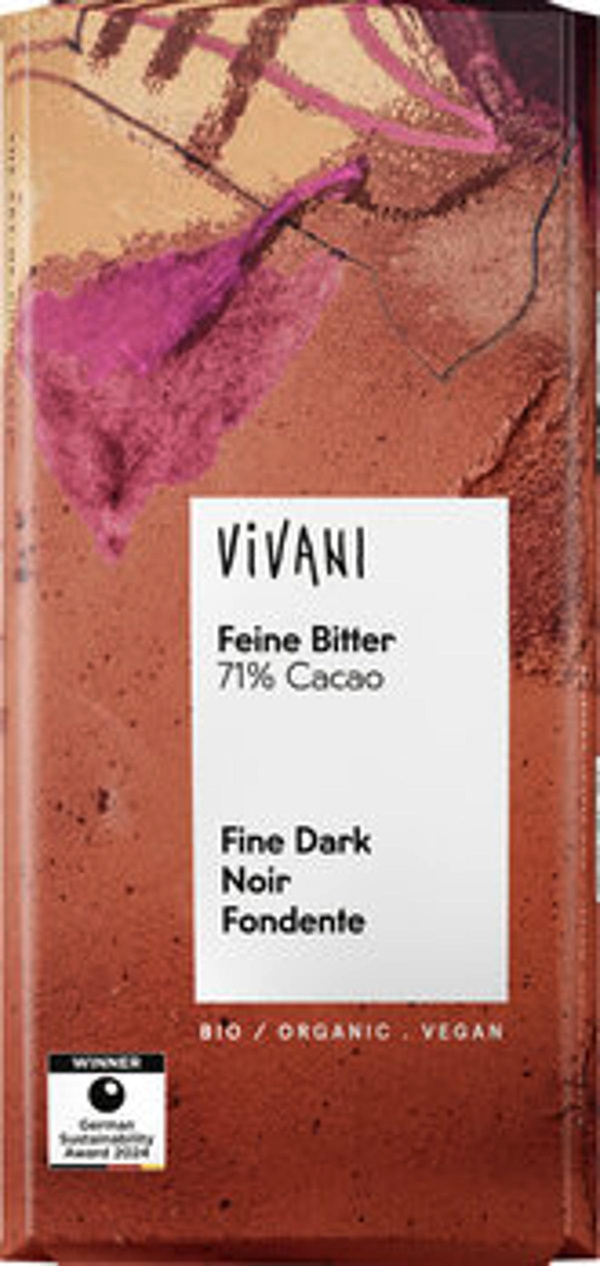 Produktfoto zu Feine Bitter (71%) Schokolade