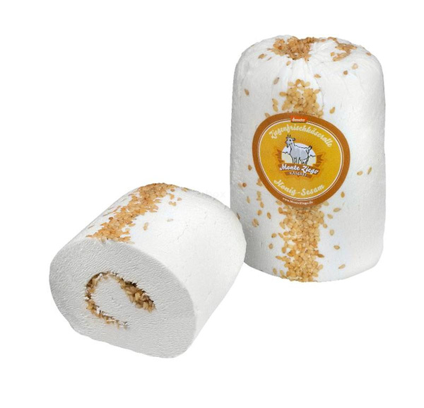 Produktfoto zu Ziegenrolle Sesam_Honig