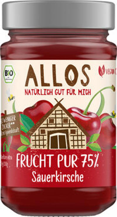 Produktfoto zu Frucht pur Sauerkirsche 75%