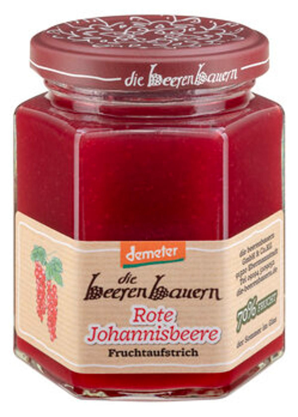 Produktfoto zu Roter Johannisbeer-Fruchtaufstrich
