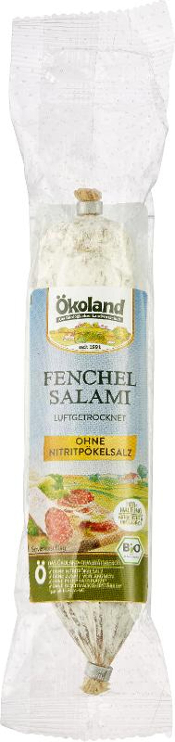 Produktfoto zu Fenchelsalami luftgetrocknet