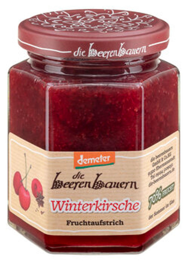 Produktfoto zu Winterkirsche-Fruchtaufstrich