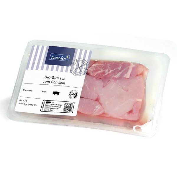 Produktfoto zu b* Gulasch vom Schwein, ca. 400g