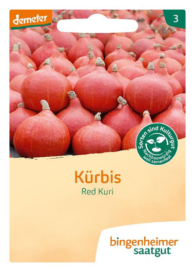 Produktfoto zu Kürbis Hokkaido Red Kuri Saaten