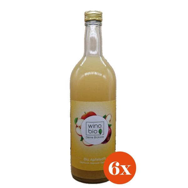 Produktfoto zu Apfelsaft, 6 Flaschen