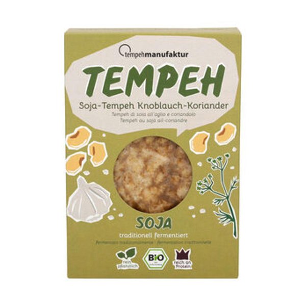 Produktfoto zu Tempeh Soja Knoblauch-Koriander