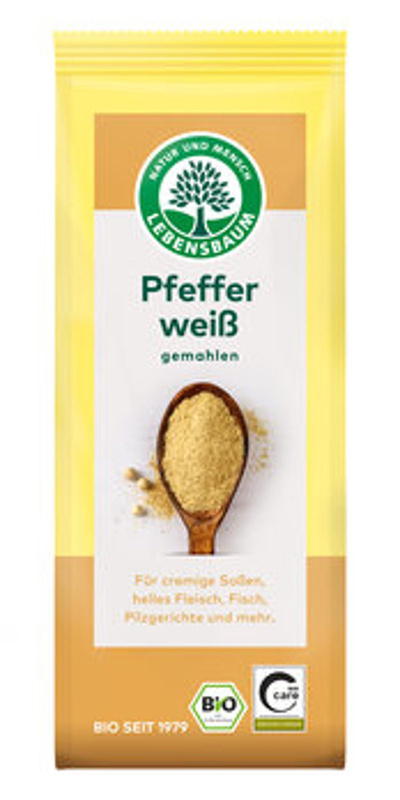 Produktfoto zu Pfeffer weiß,gemahlen