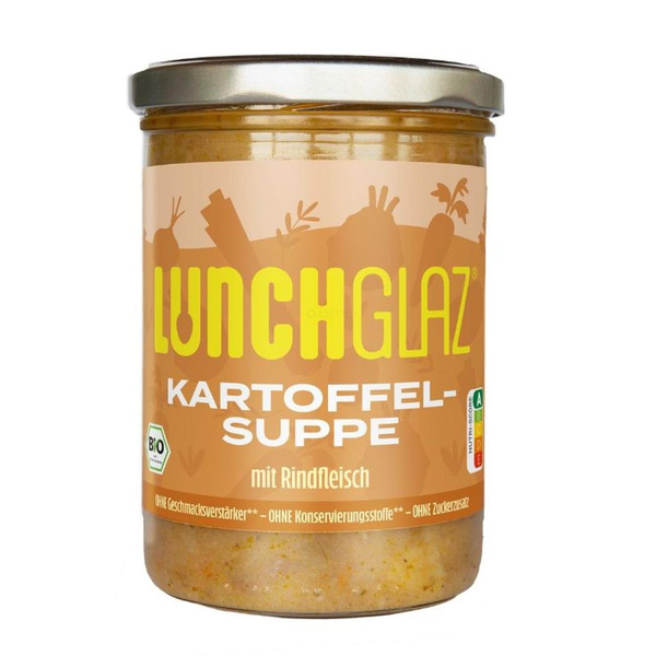 Produktfoto zu LunchGlaz Kartoffelsuppe mit Rindfleisch