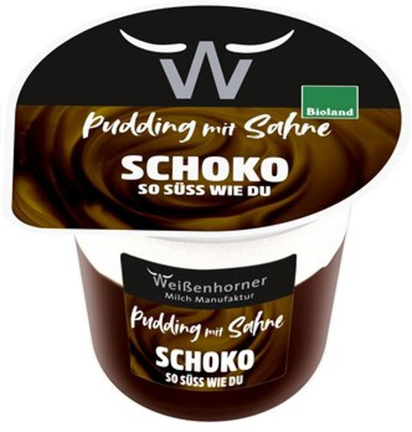 Produktfoto zu Schoko Pudding mit Sahnetopping