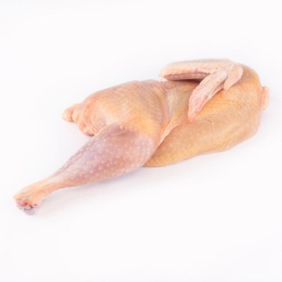 Produktfoto zu Weidehähnchen, halbiert (0,9 - 1,1 Kilo)