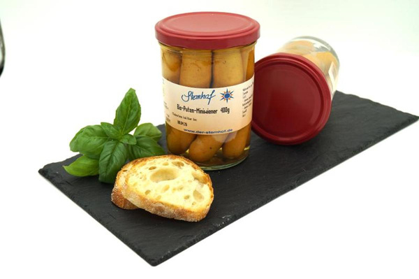 Produktfoto zu Puten Mini-Wiener, 7 Stück