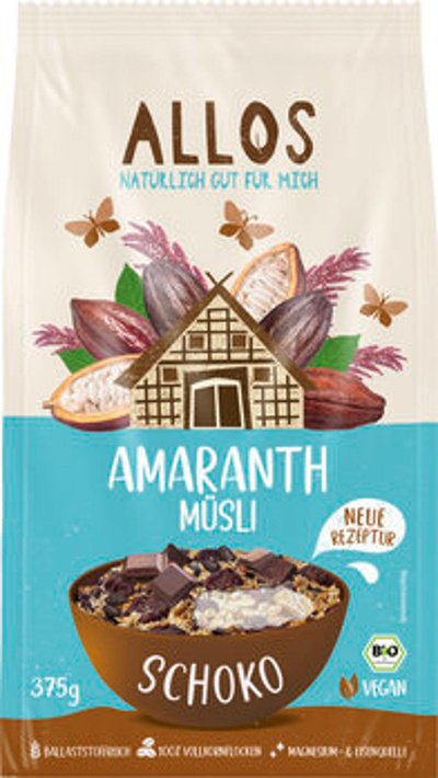 Produktfoto zu Amaranth Schoko Müsl