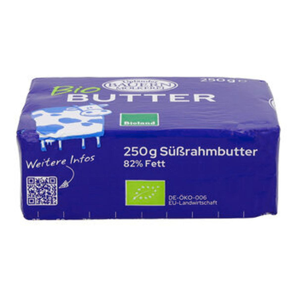 Produktfoto zu Süßrahmbutter