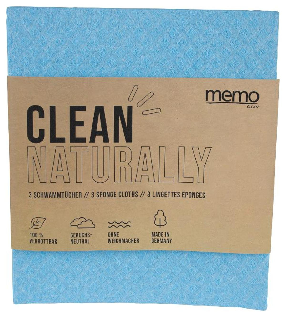 memo Schwammtücher sortiert 3 Stück