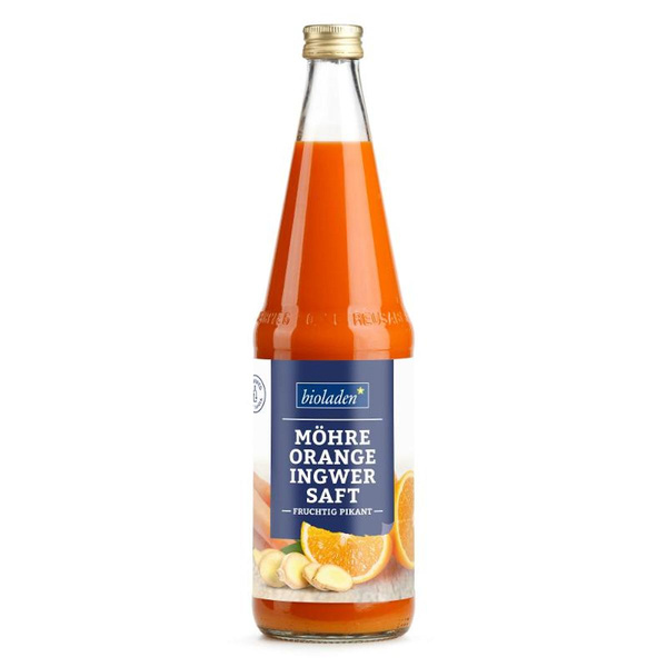 Produktfoto zu b* Möhre Orange Ingwer Saft