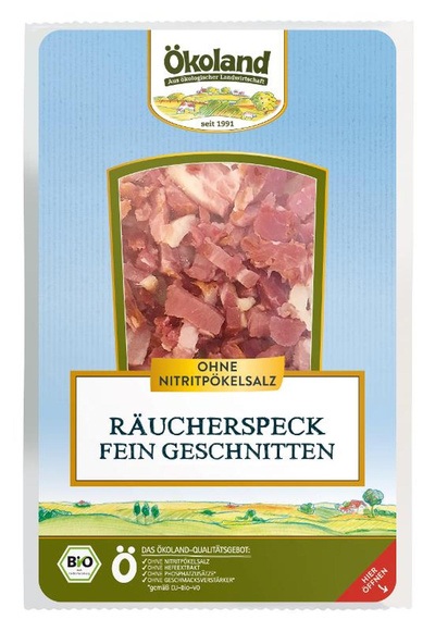 Produktfoto zu Räucherspeck, fein geschnitten