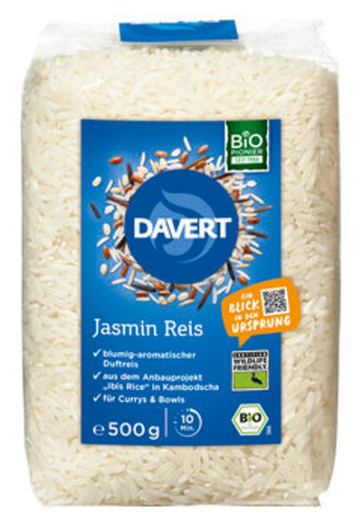 Produktfoto zu Reis Jasmin, weiß (8 x 500g)