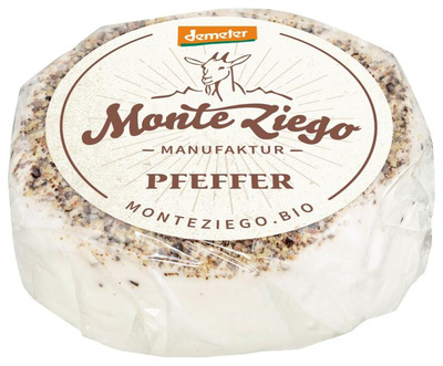 Produktfoto zu Ziegenfrischkäse Pfeffer 45% F.i.Tr.