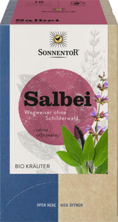 Produktfoto zu Salbeitee im Teebeutel