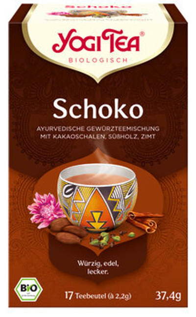 Produktfoto zu Yogi Tea® Schoko im Teebeutel