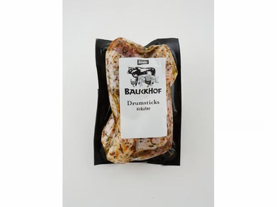 Produktfoto zu Hähnchen-Drumsticks Kräuter, 4 Stück