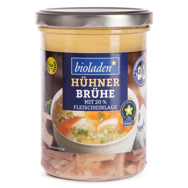 Produktfoto zu b* Hühnerbrühe mit Einlagen