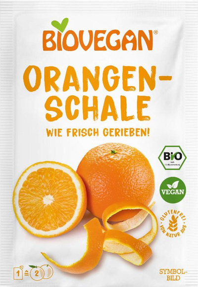 Produktfoto zu Orangenschalen gerieben