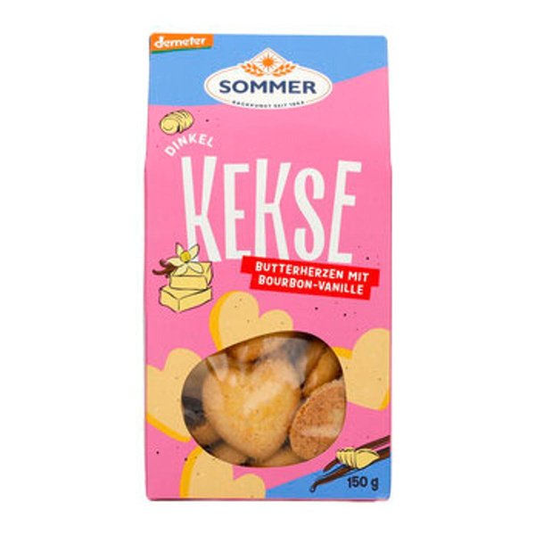 Produktfoto zu Dinkel Butter Herzen
