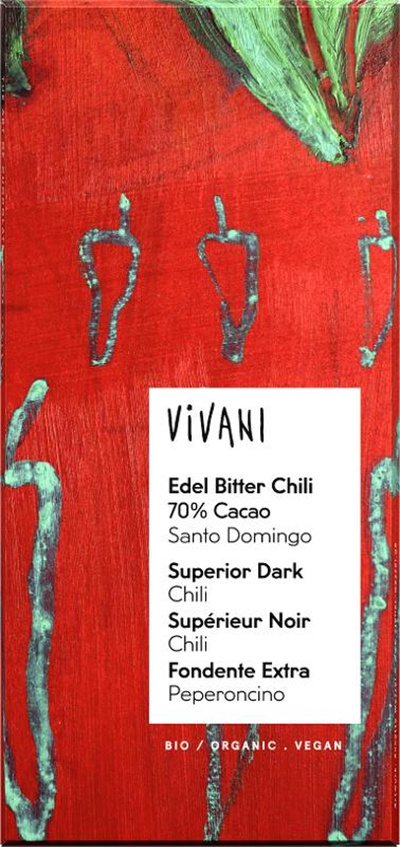 Produktfoto zu Edelbitter Chili, 70%Kakao