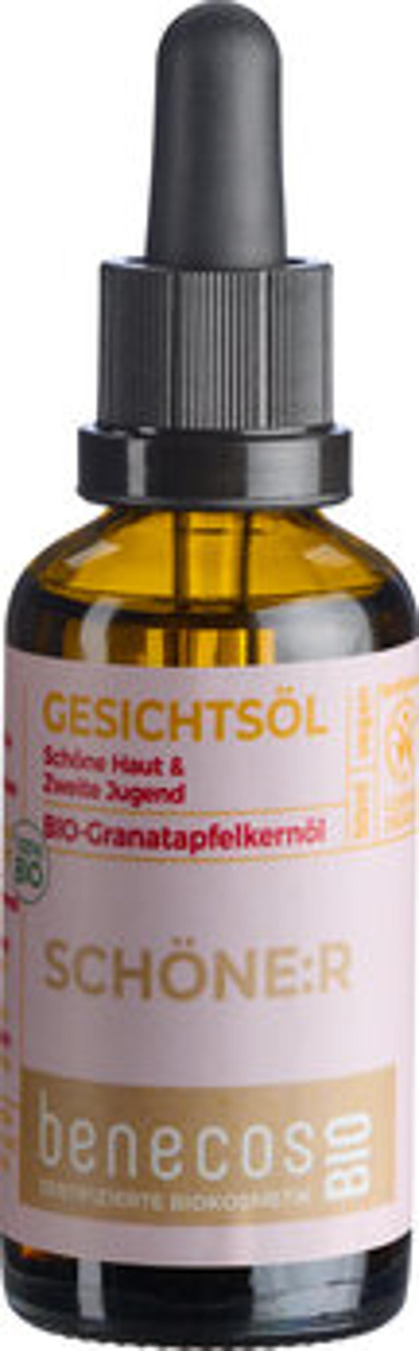 Produktfoto zu Gesichtsöl Granatapfelkernöl SCHÖNE:R