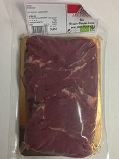 Produktfoto zu Hirschmedaillons, ca. 400g, 4 Stück