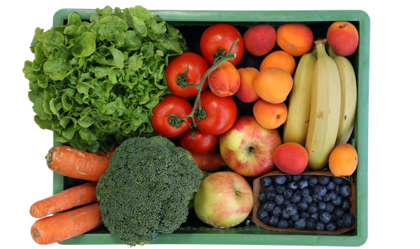 Bio Gemüse und Obst-Kiste