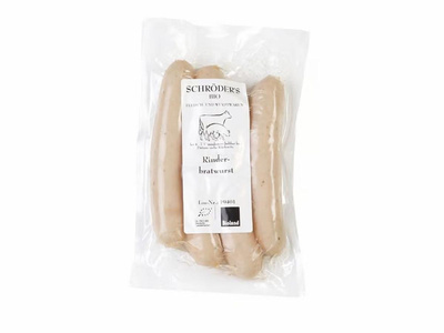 Produktfoto zu Rinder-Bratwurst, 4 Stück