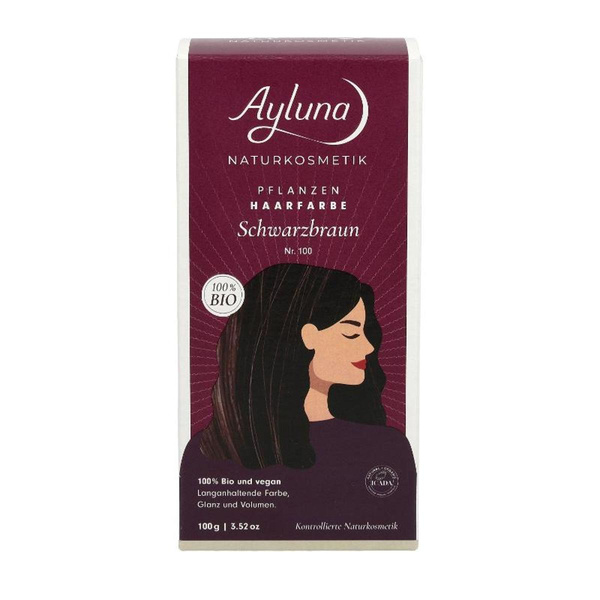 Produktfoto zu Pflanzenhaarfarbe Schwarzbraun