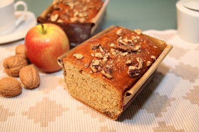 Produktfoto zu Sandkuchen Walnuss-Apfel