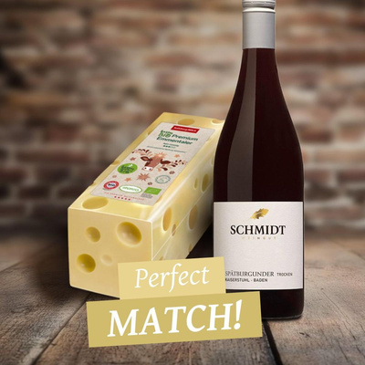 Produktfoto zu Perfect Match: Spätburgunder & Emmentaler