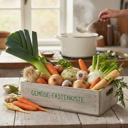 Produktfoto zu Unsere Gemüse-Fastenkiste für die selbstgemachte Brühe findest du hier