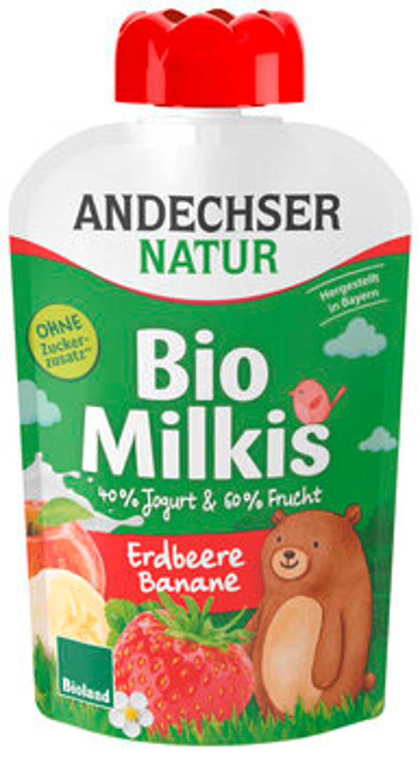 Produktfoto zu Milkis Erdbeere-Banane