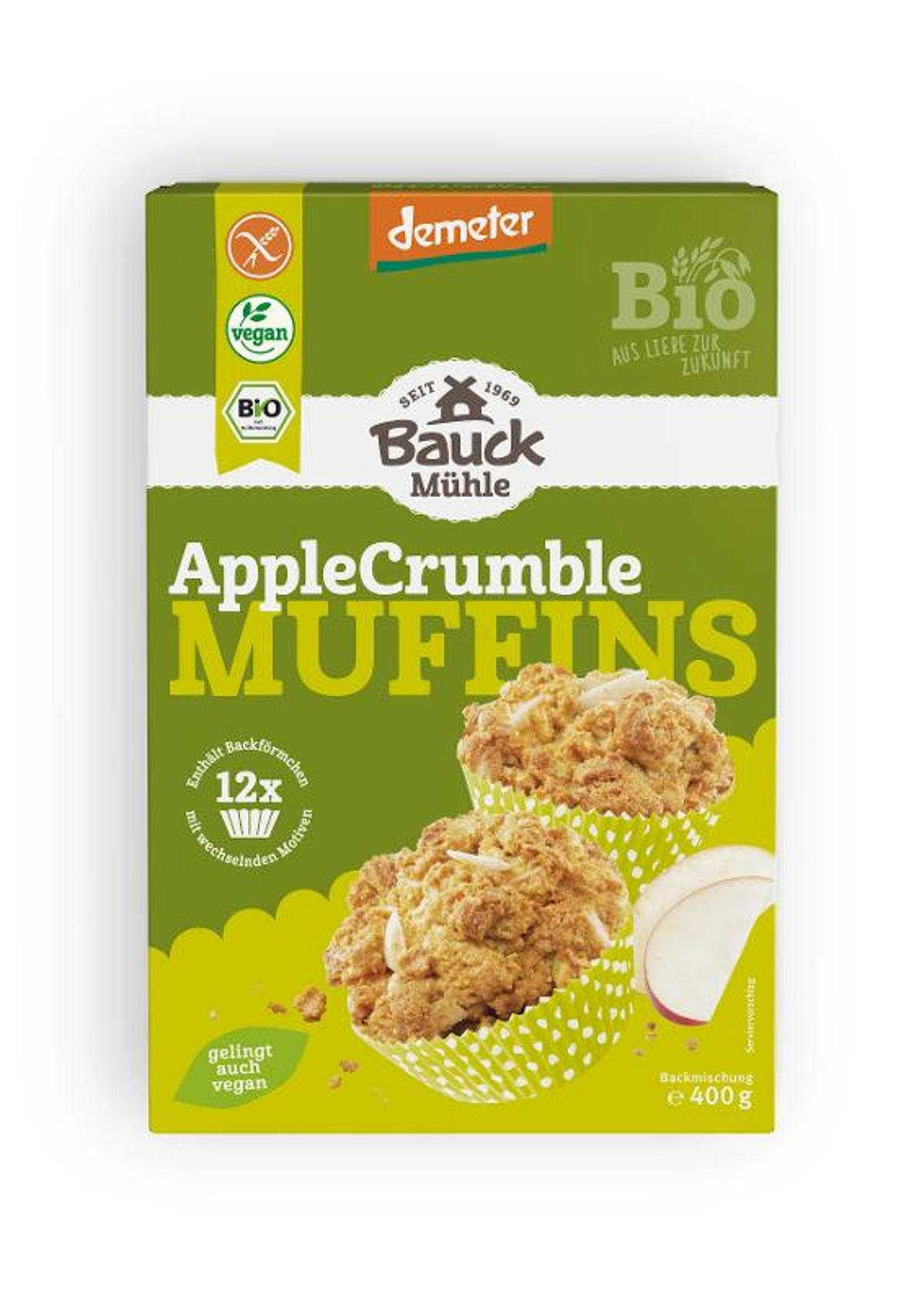 Backmischung Apple Crumble Muffins