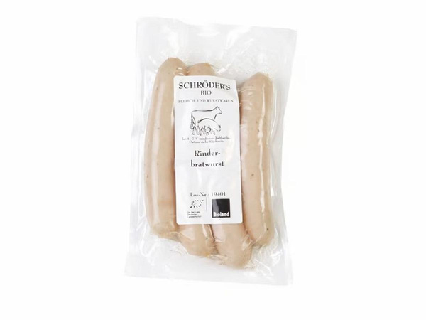 Produktfoto zu Rinder-Bratwurst, 4 Stück