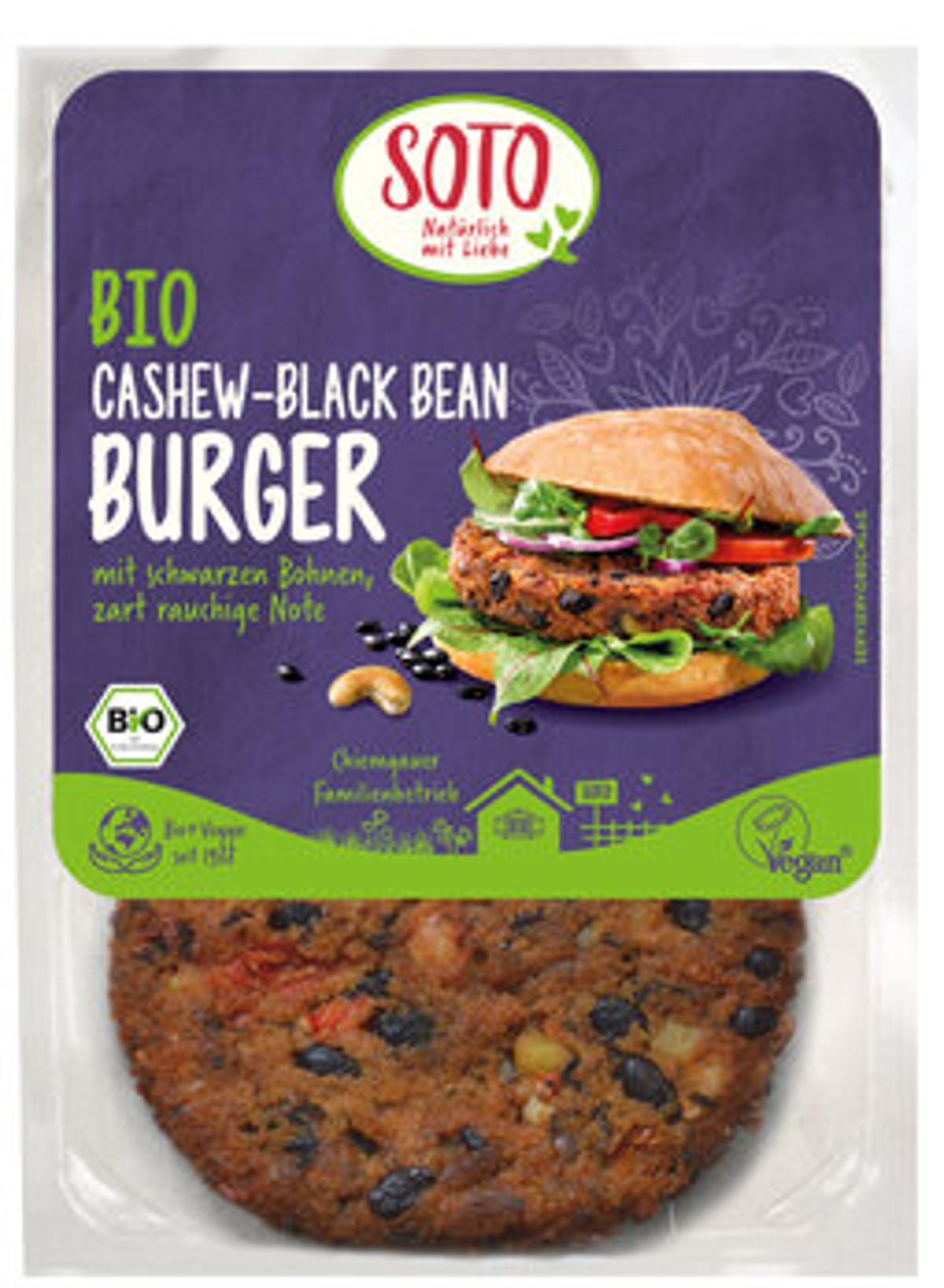 Cashew-Black Bean Burger