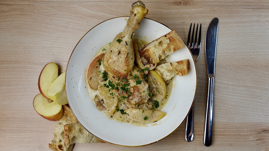 Rezeptbild für Coq au Vin blanc