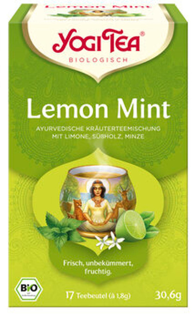 Produktfoto zu Yogi Tea® Lemon Mint im Teebeutel